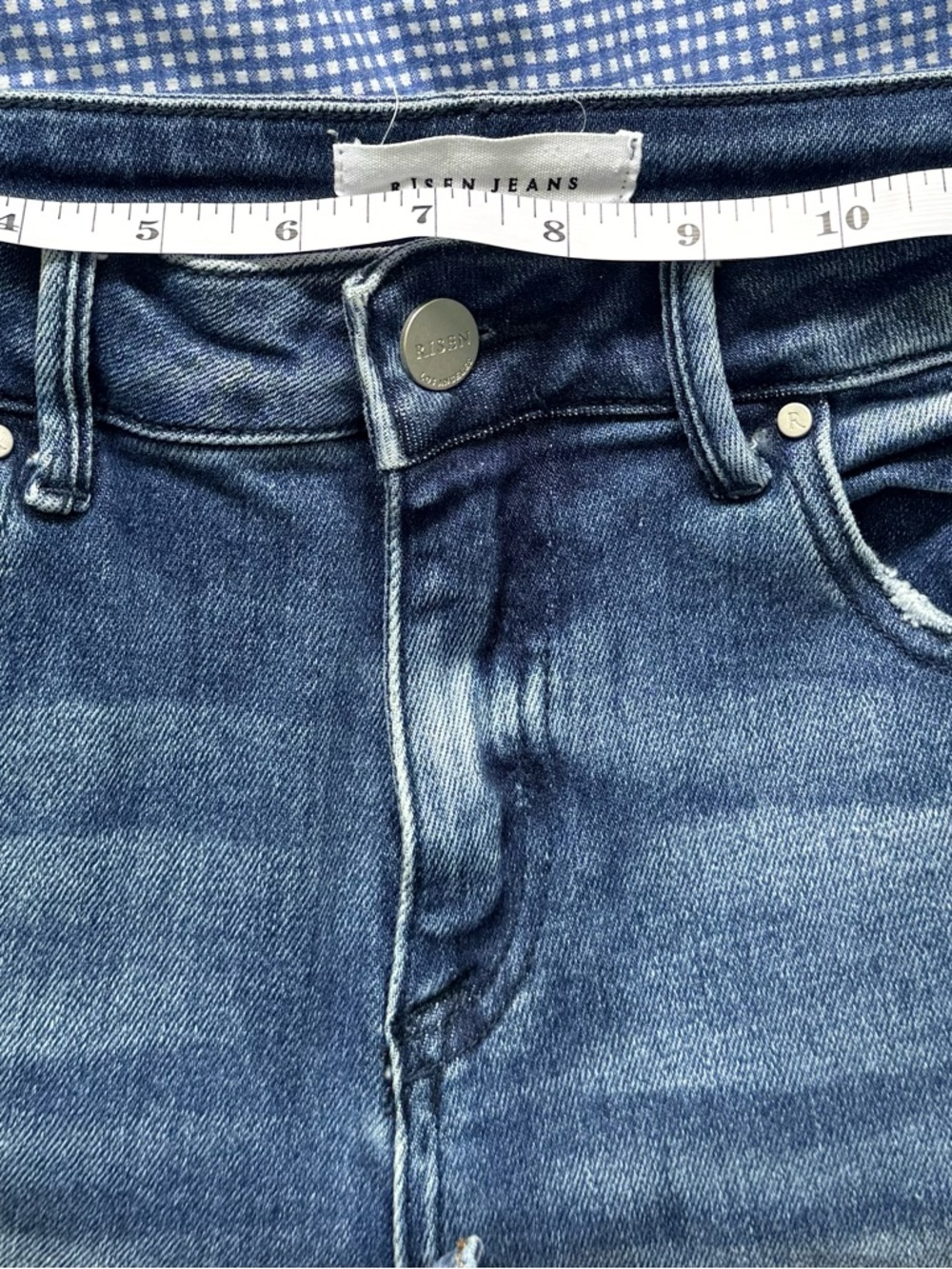 Risen straight leg jeans - Picture 3 of 8